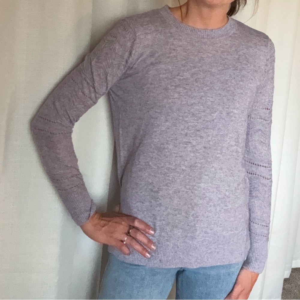 Loft women’s purple sweater, size M